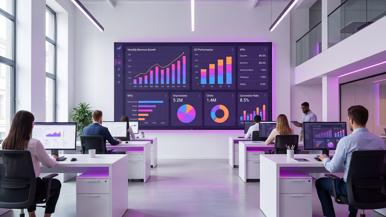 Marketing analytics and monthly performance reporting